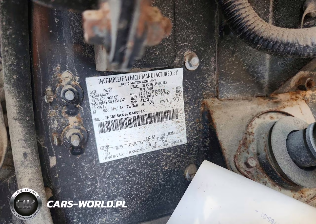 2020 Ford F59 Delivery Truck VIN:1F65F5KN8L0A06064 - 12