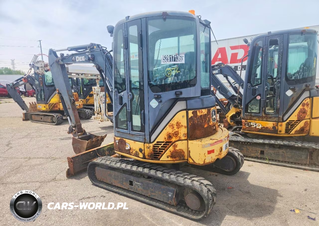 2012 John Deere 35D Mini Excavator VIN:1FF035DXPCG269618 - 3