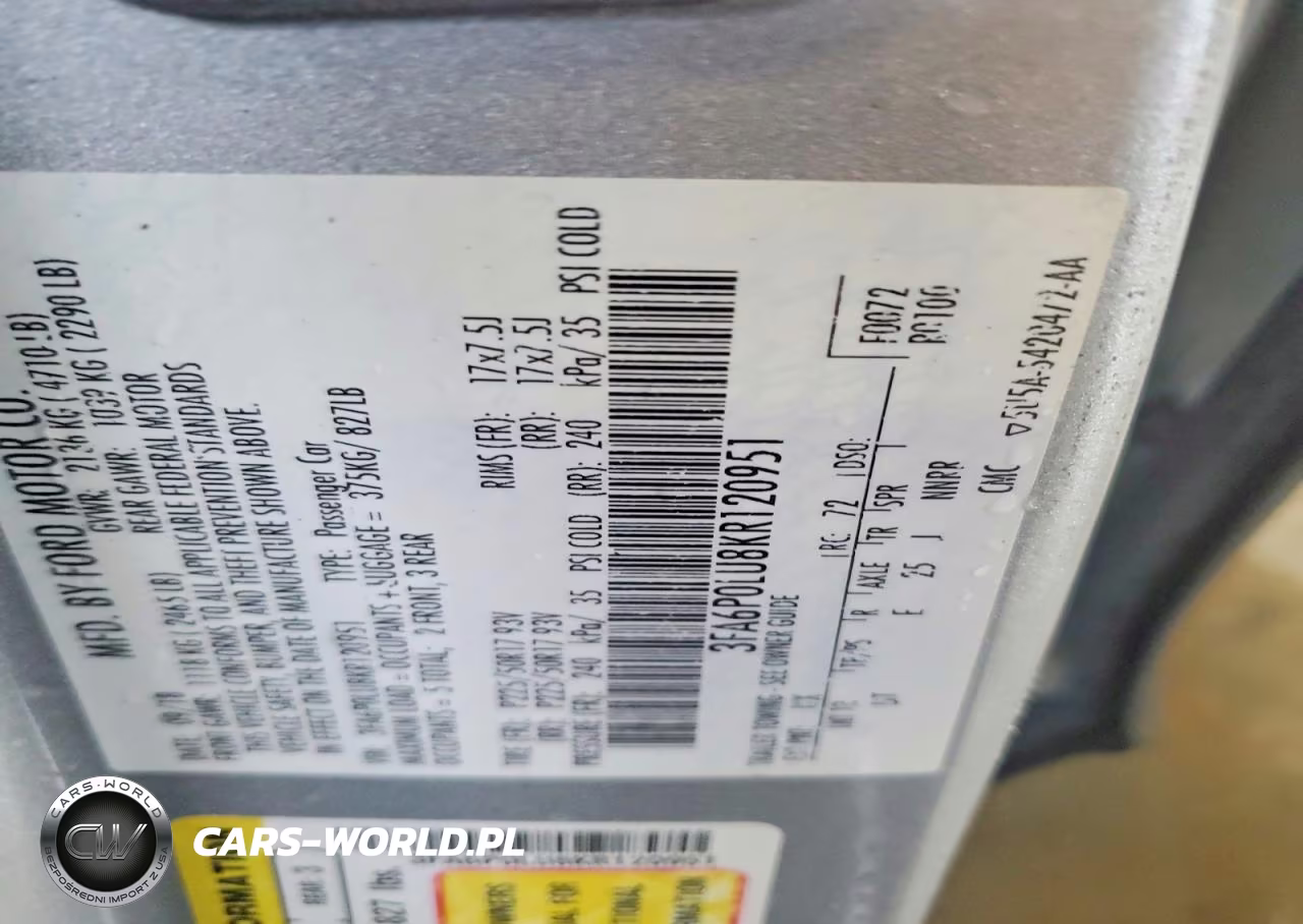 2019 Ford Fusion Se VIN:3FA6P0LU8KR120951 - 12