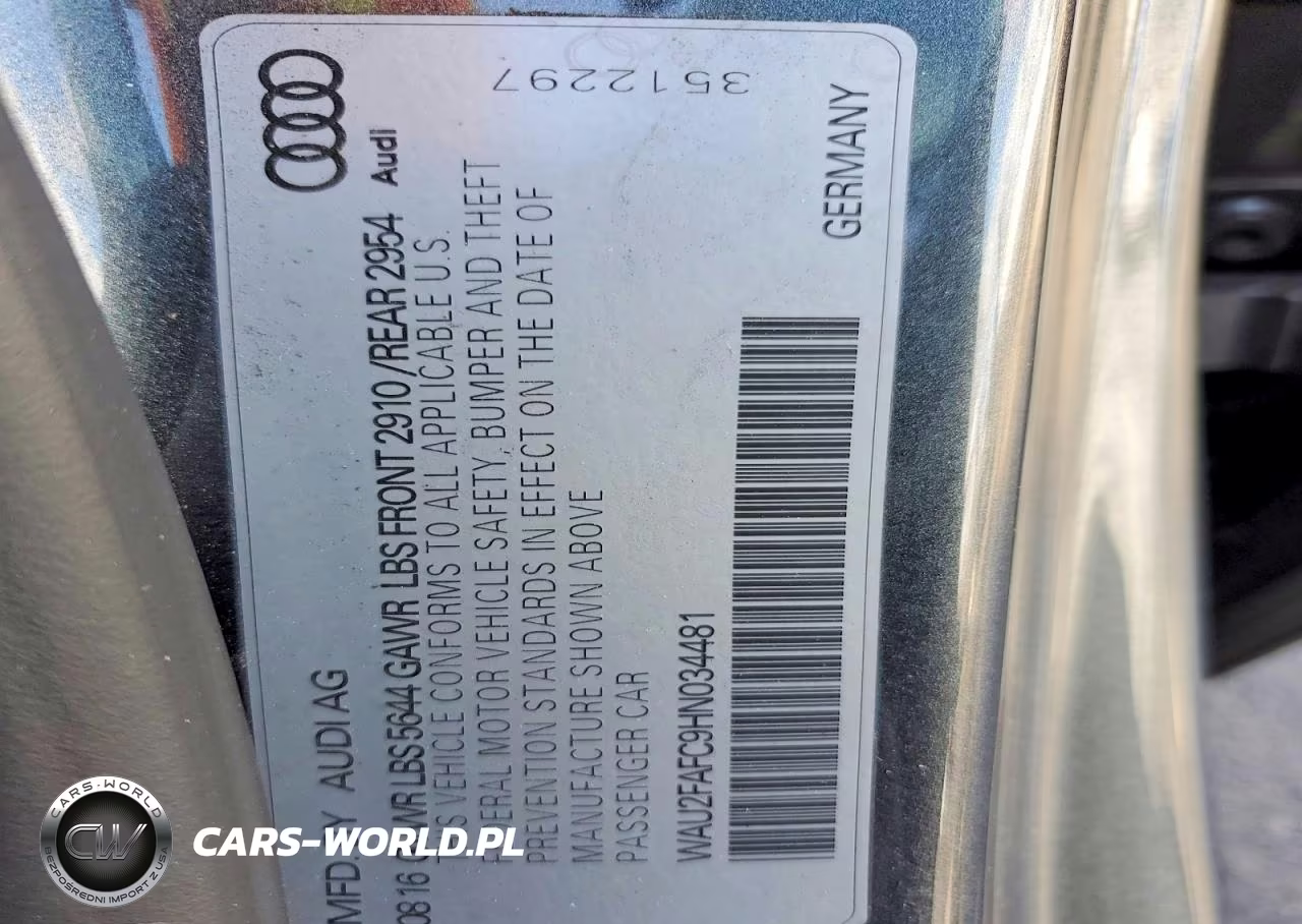 2017 Audi S7 4.0T Pres VIN:WAU2FAFC9HN034481 - 12
