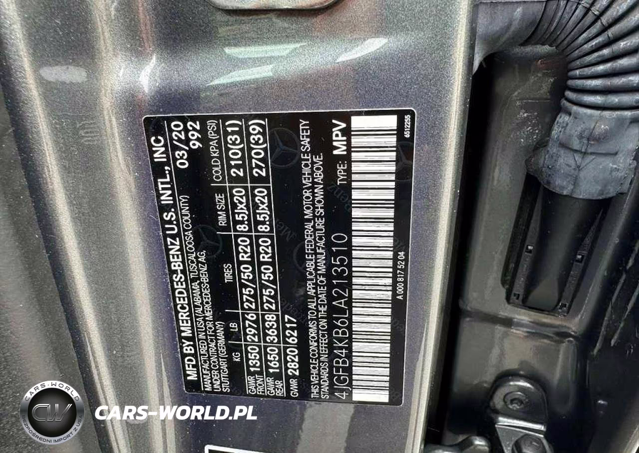 2020 Mercedes-Benz Gle 350 4Matic VIN:4JGFB4KB6LA213510 - 10