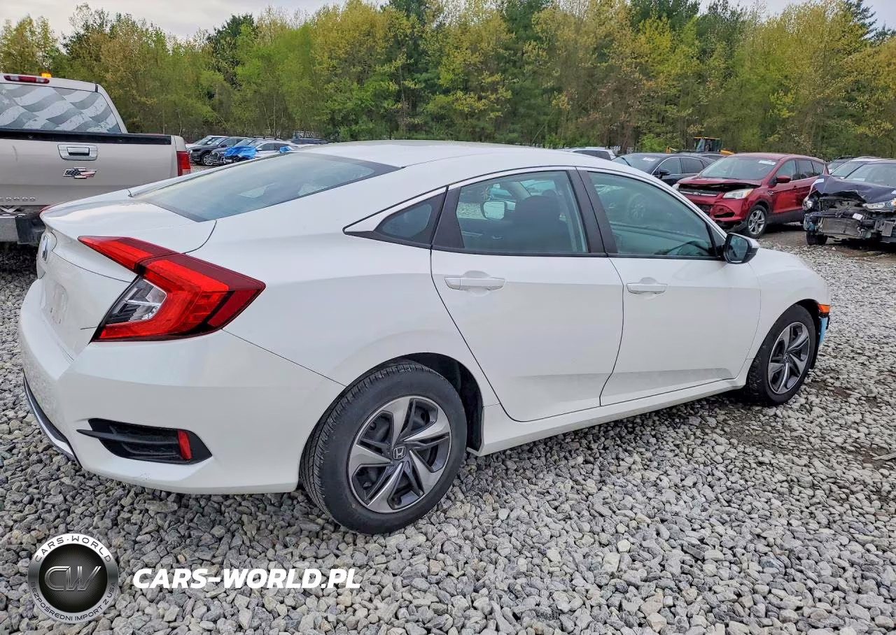 2020 Honda Civic Lx VIN:2HGFC2F63LH545748 - 3