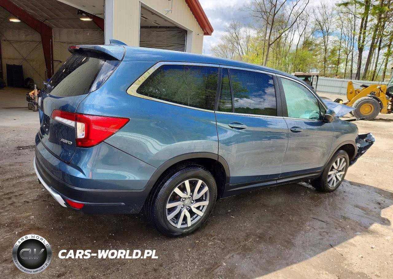 2022 Honda Pilot Exl VIN:5FNYF6H55NB032021 - 3