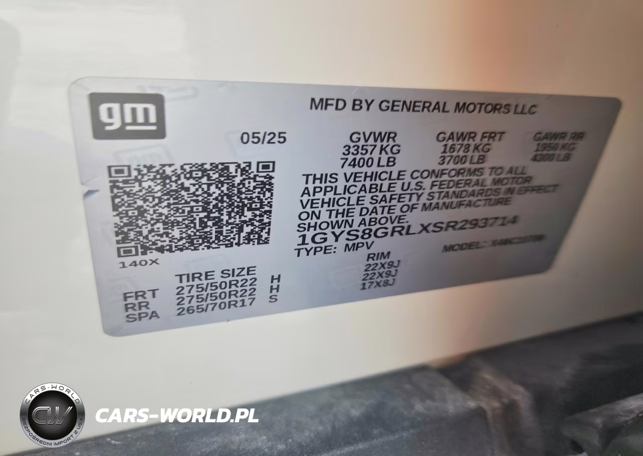 2025 Cadillac Escalade Sport Platinum VIN:1GYS8GRLXSR293714 - 13