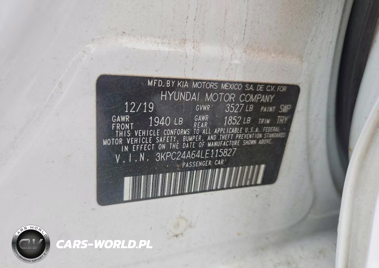 2020 Hyundai Accent Se VIN:3KPC24A64LE115827 - 13