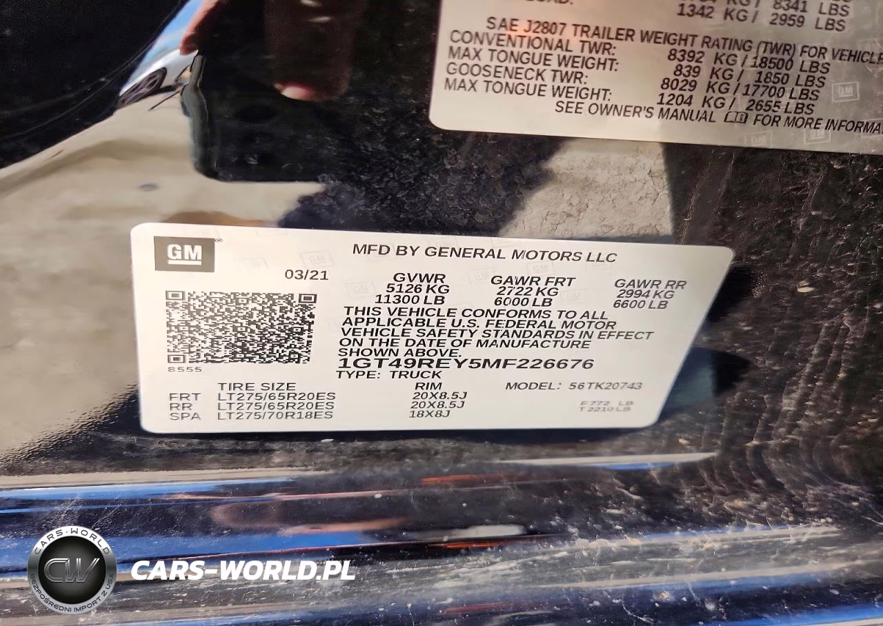 2021 GMC Sierra K2500 Denali VIN:1GT49REY5MF226676 - 12