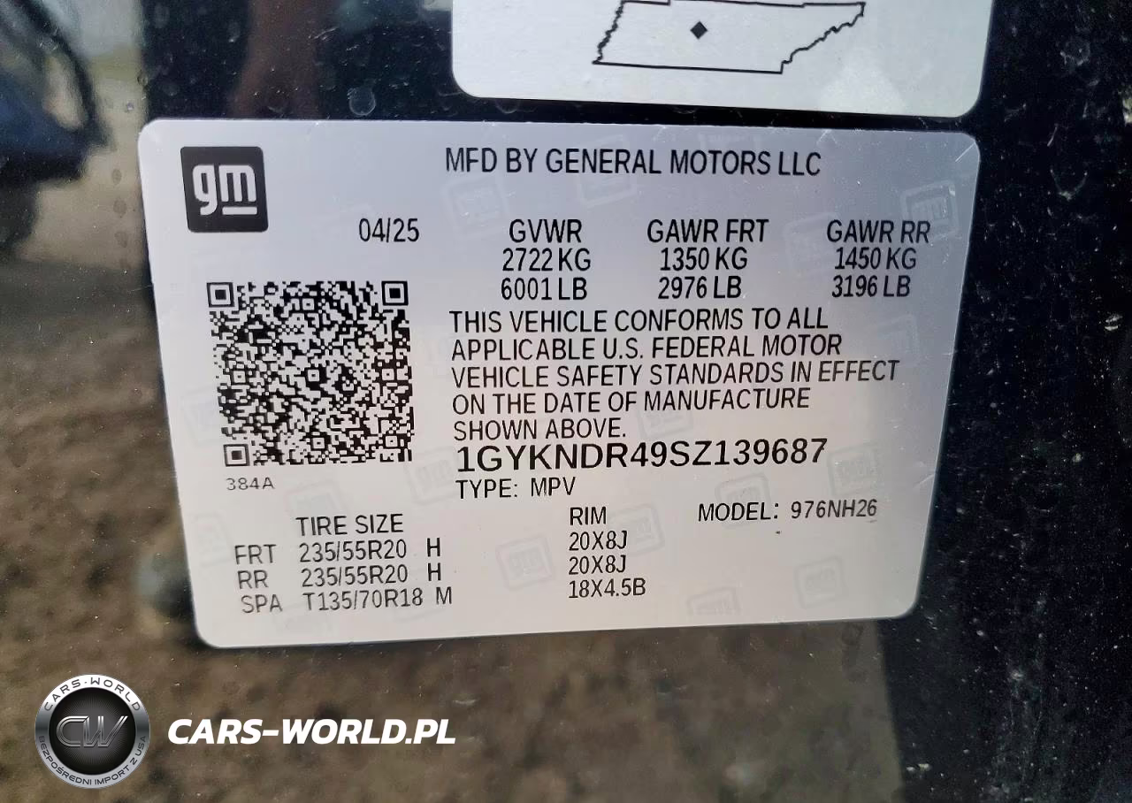 2025 Cadillac Xt5 Premium Luxury VIN:1GYKNDR49SZ139687 - 13