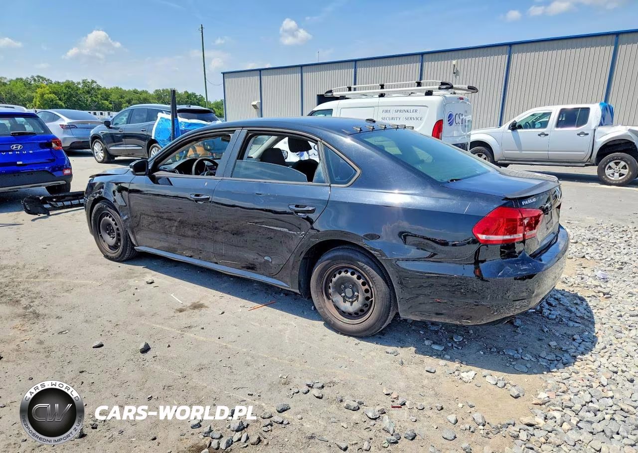 2013 Volkswagen Passat S VIN:1VWAP7A31DC138519 - 2