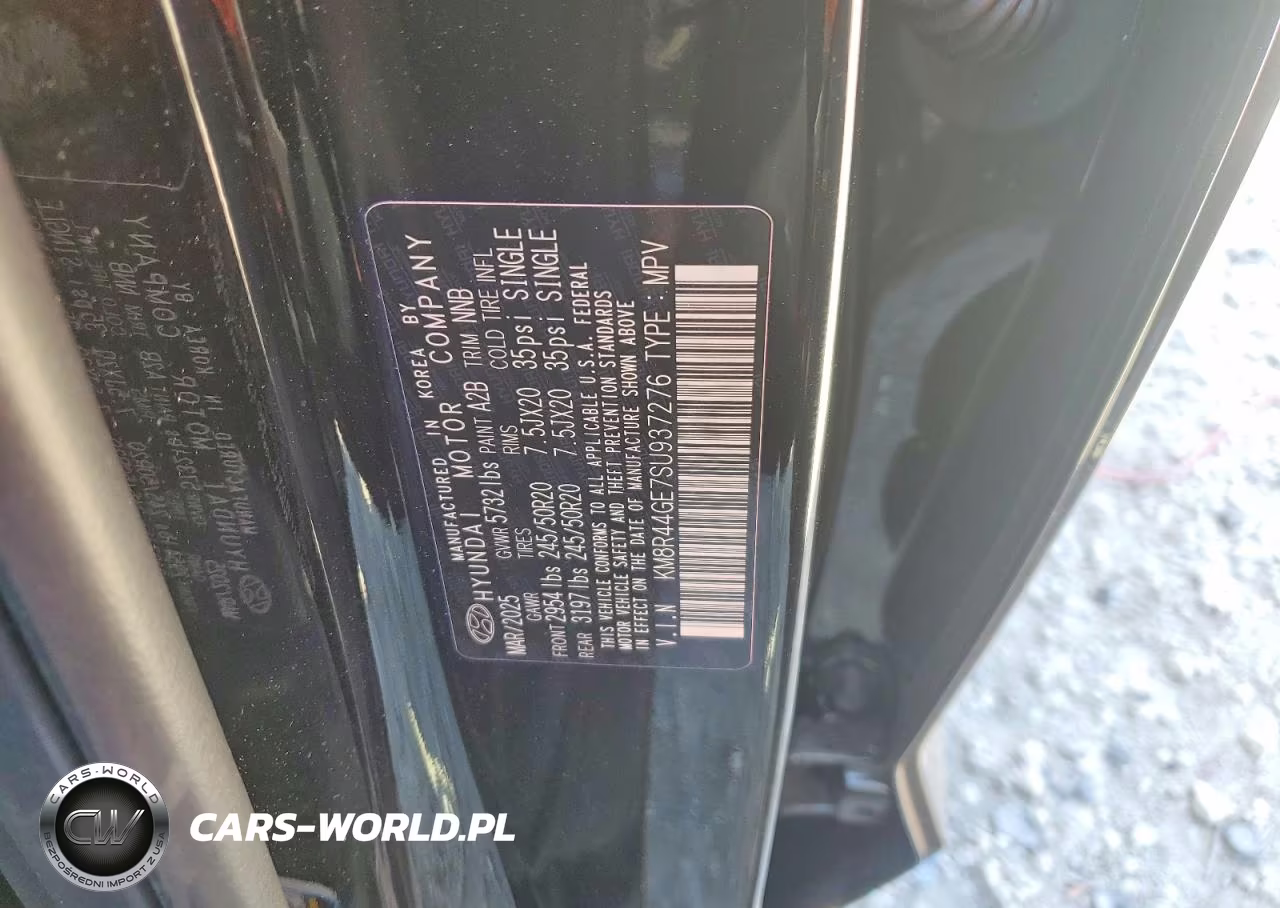 2025 Hyundai Palisade Sel Premium VIN:KM8R44GE7SU937276 - 14