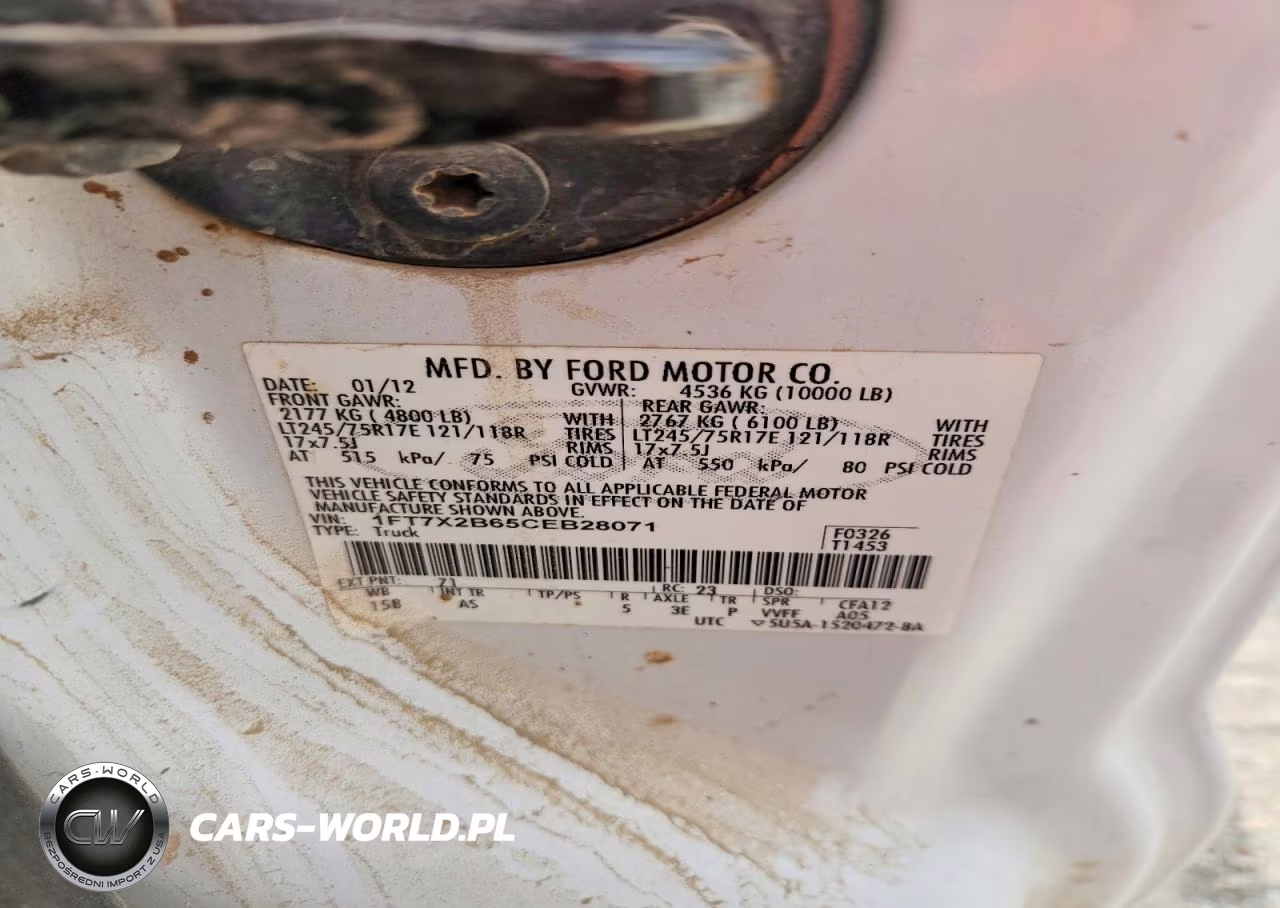 2012 Ford Fs VIN:1FT7X2B65CEB28071 - 13