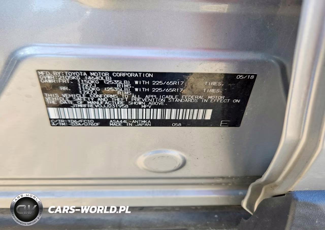 2018 Toyota Rav4 Xle VIN:JTMRFREV0JJ231958 - 13