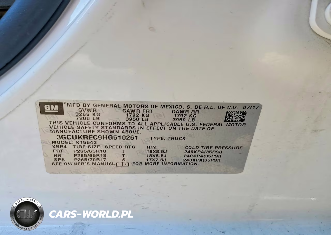 2017 Chevrolet Silverado K1500 Lt VIN:3GCUKREC9HG510261 - 12