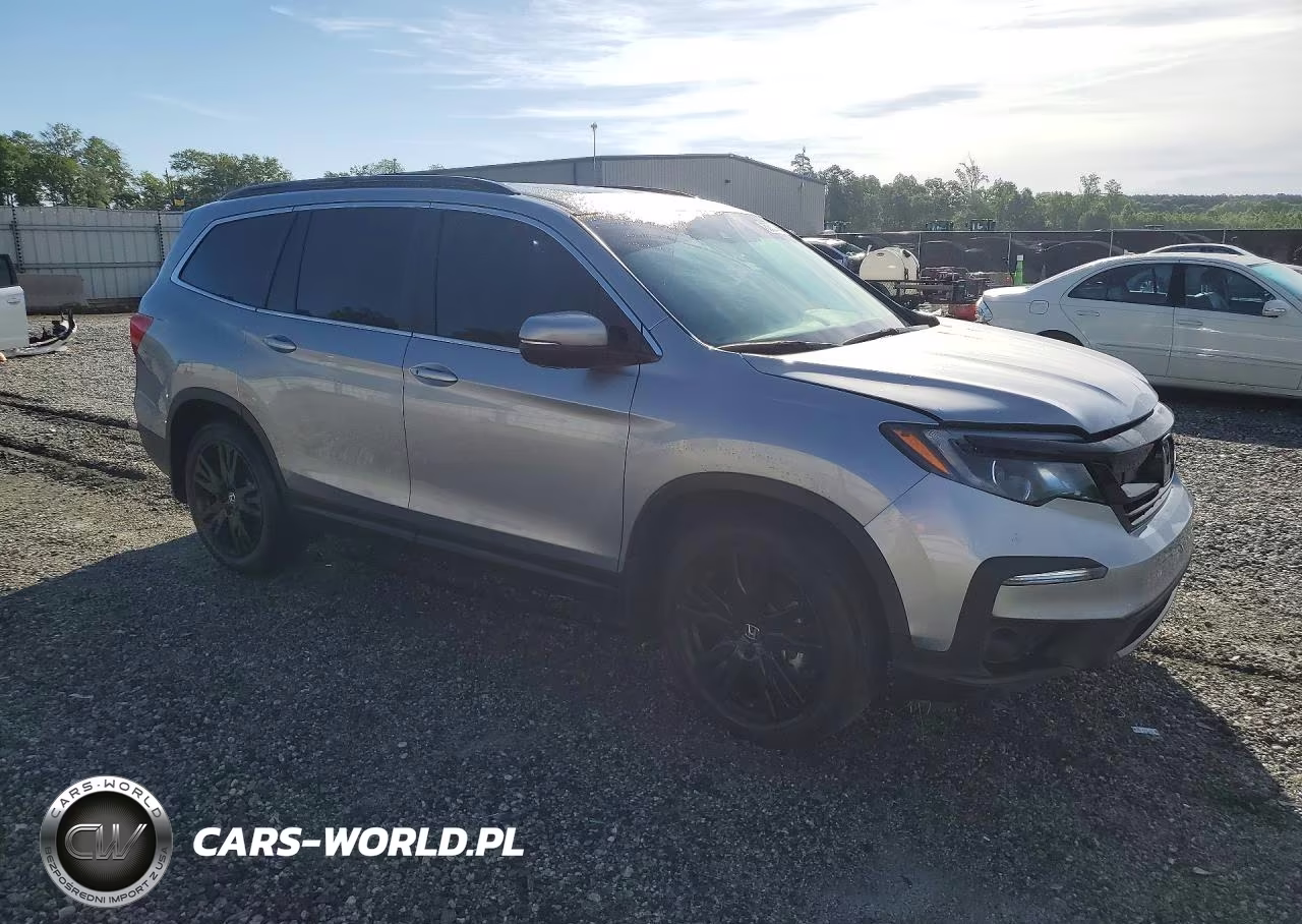 2022 Honda Pilot Se VIN:5FNYF5H25NB038143 - 4