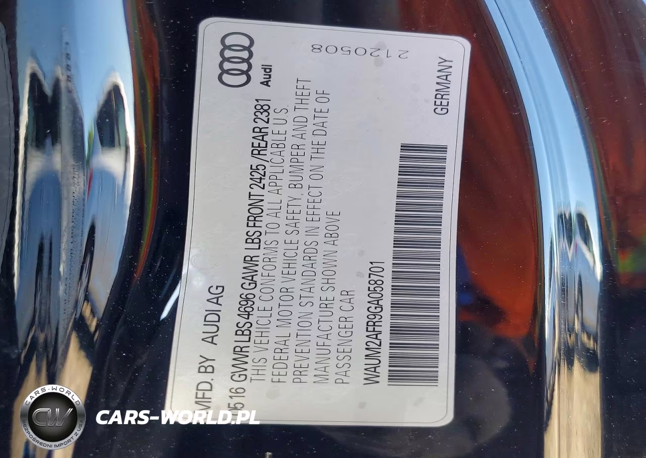 2016 Audi A5 Premium Plus S-Line VIN:WAUM2AFR9GA058701 - 12