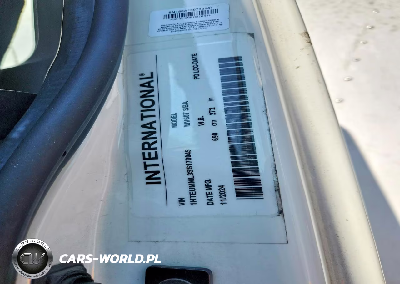 2025 International Mv607 Box Truck VIN:1HTEUMML3SS170045 - 10