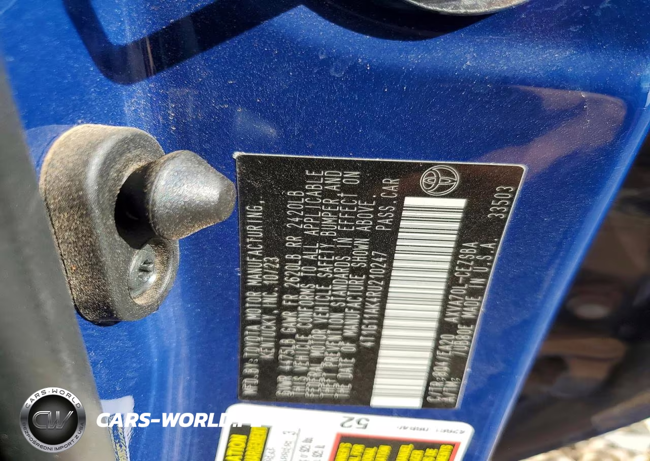 2024 Toyota Camry Se VIN:4T1G11AK4RU210247 - 13