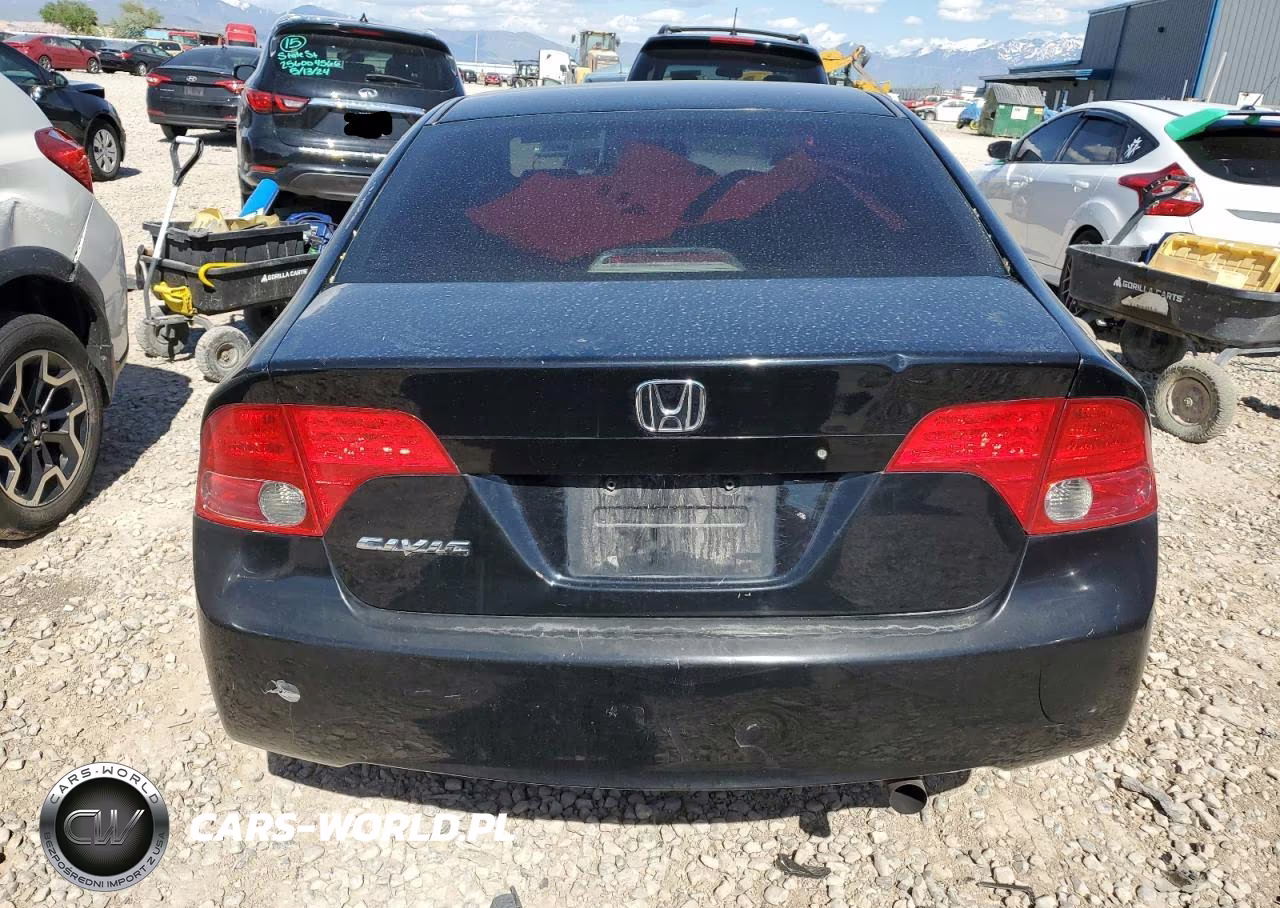 2008 Honda Civic Lx VIN:2HGFA15588H344833 - 6