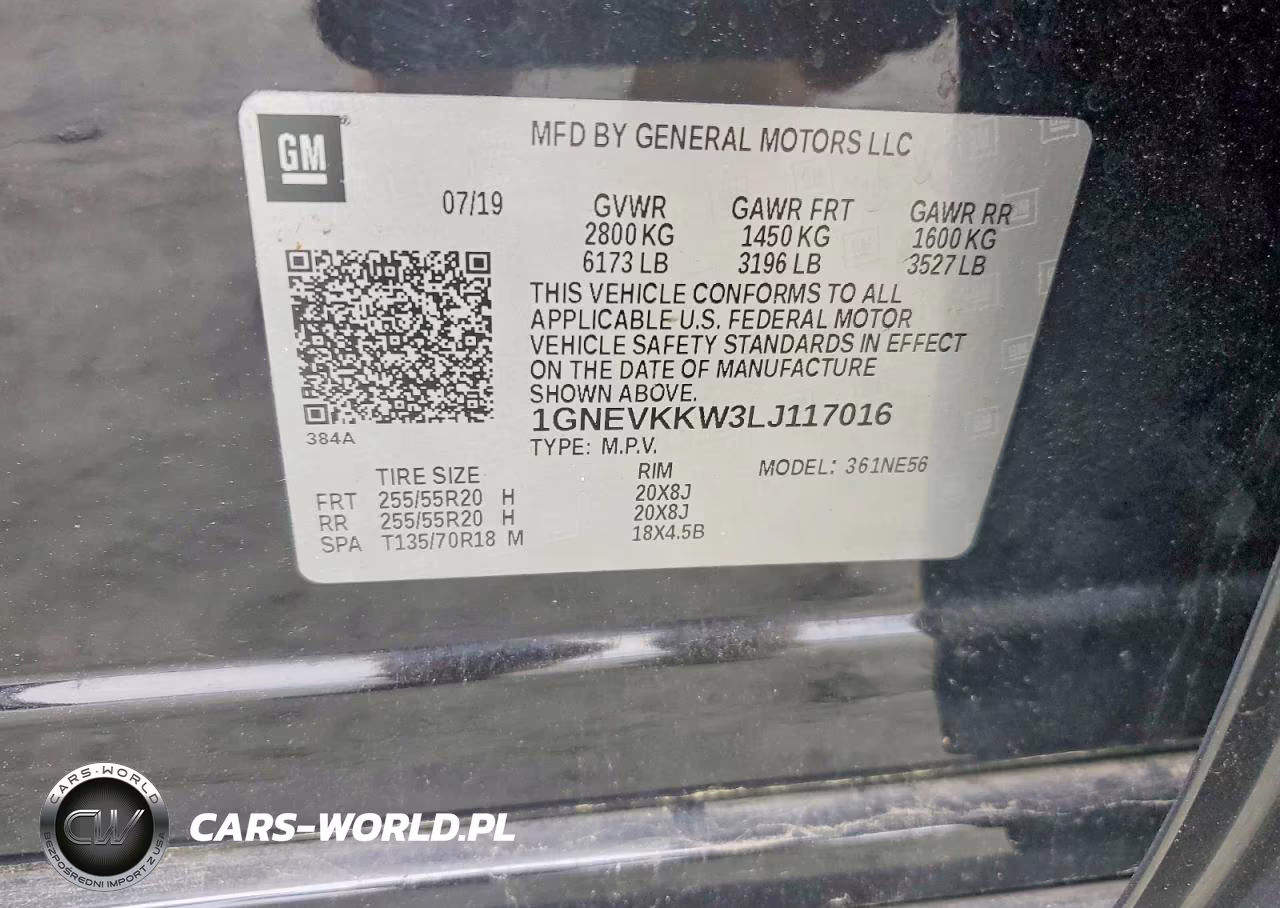 2020 Chevrolet Traverse VIN:1GNEVKKW3LJ117016 - 13