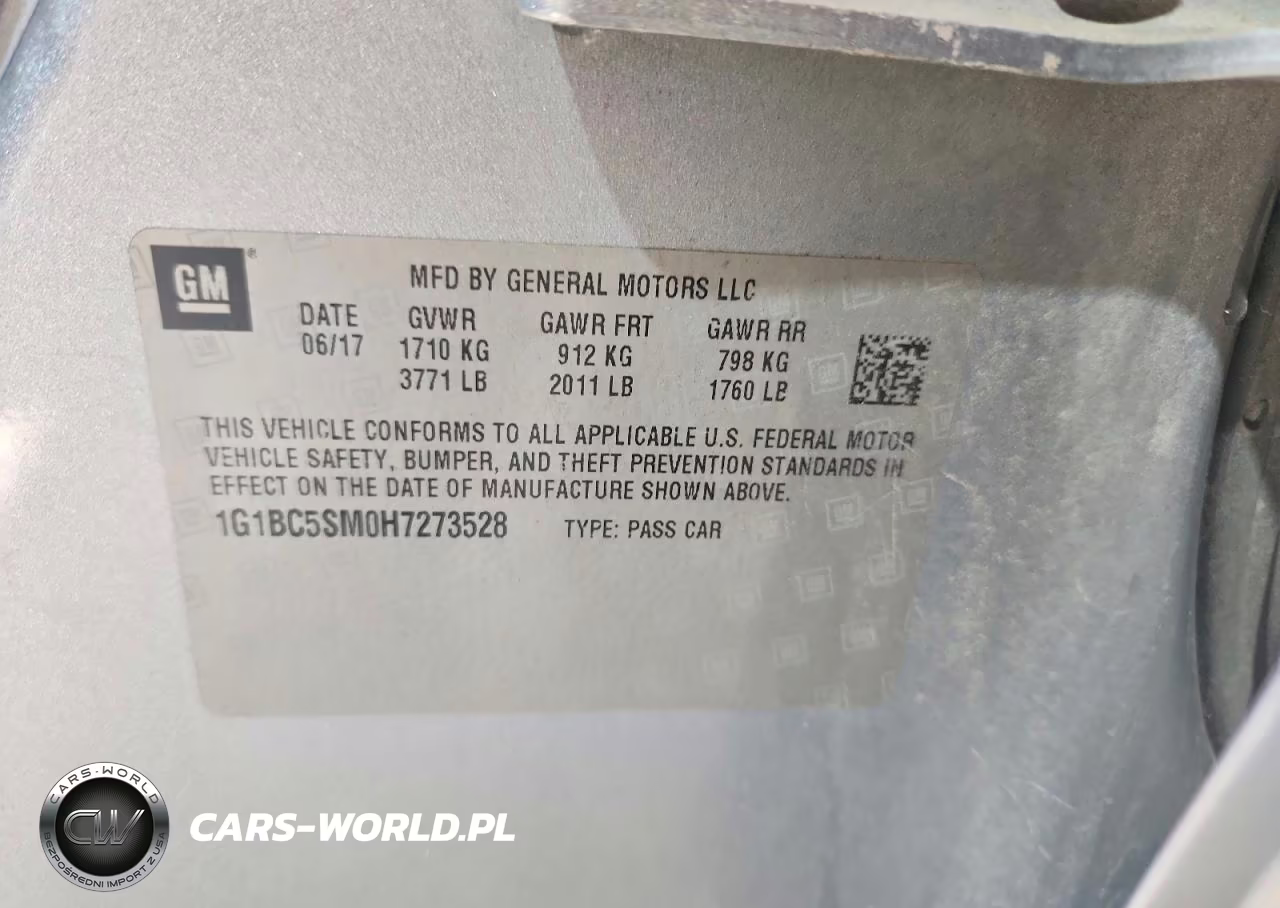 2017 Chevrolet Cruze Ls VIN:1G1BC5SM0H7273528 - 12