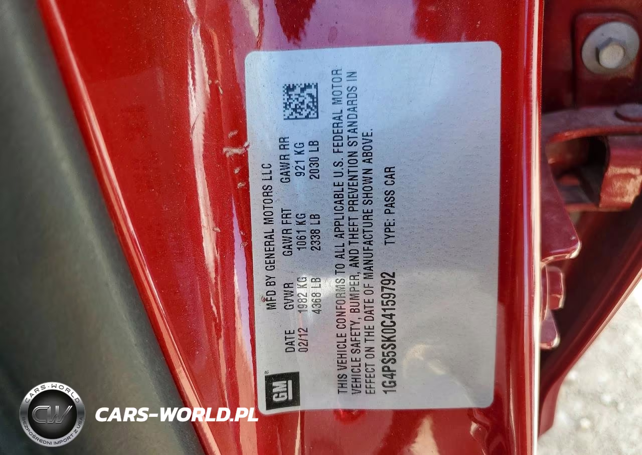 2012 Buick Verano VIN:1G4PS5SK0C4159792 - 12