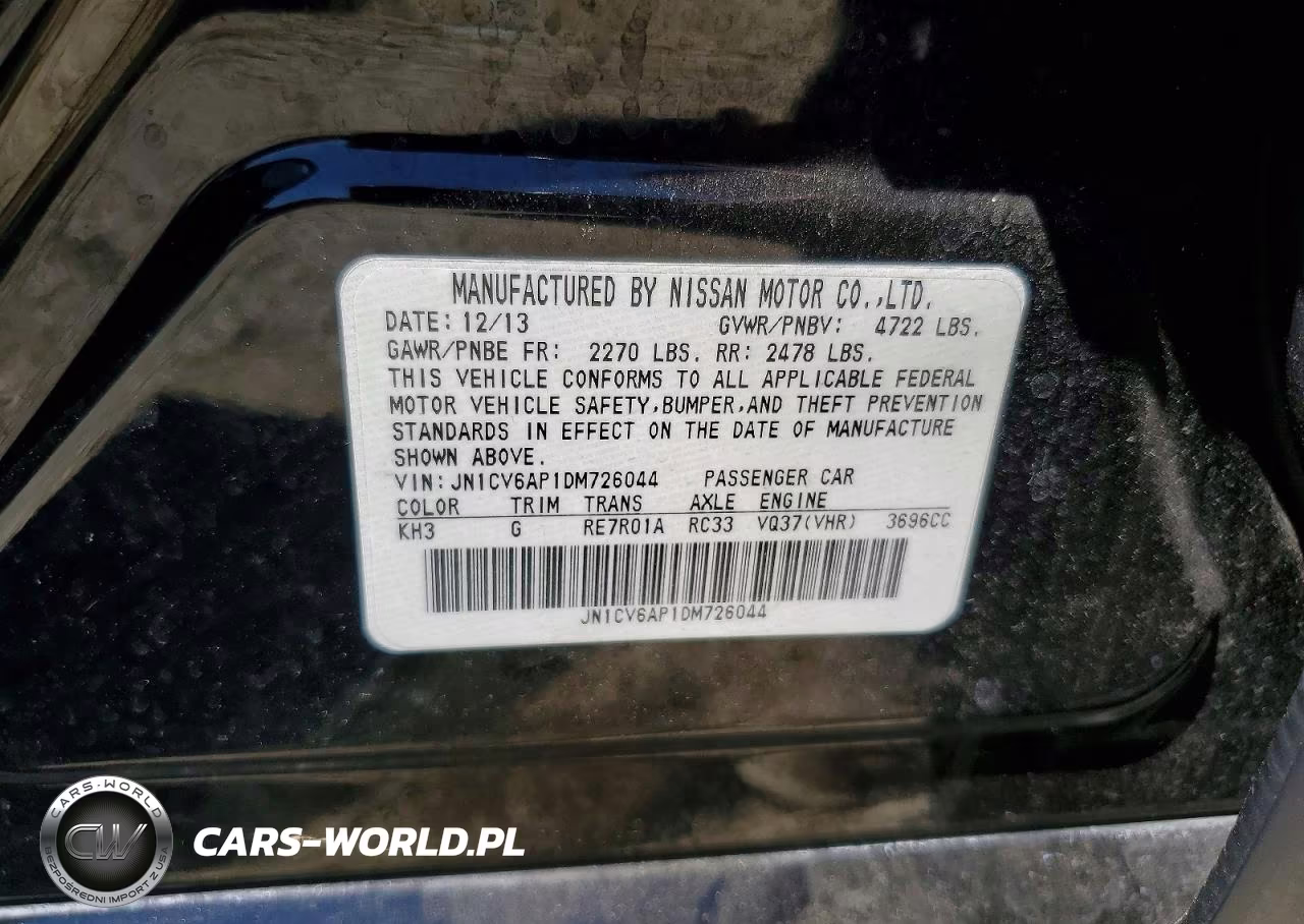2013 Infiniti G37 Sedan Journey VIN:JN1CV6AP1DM726044 - 12