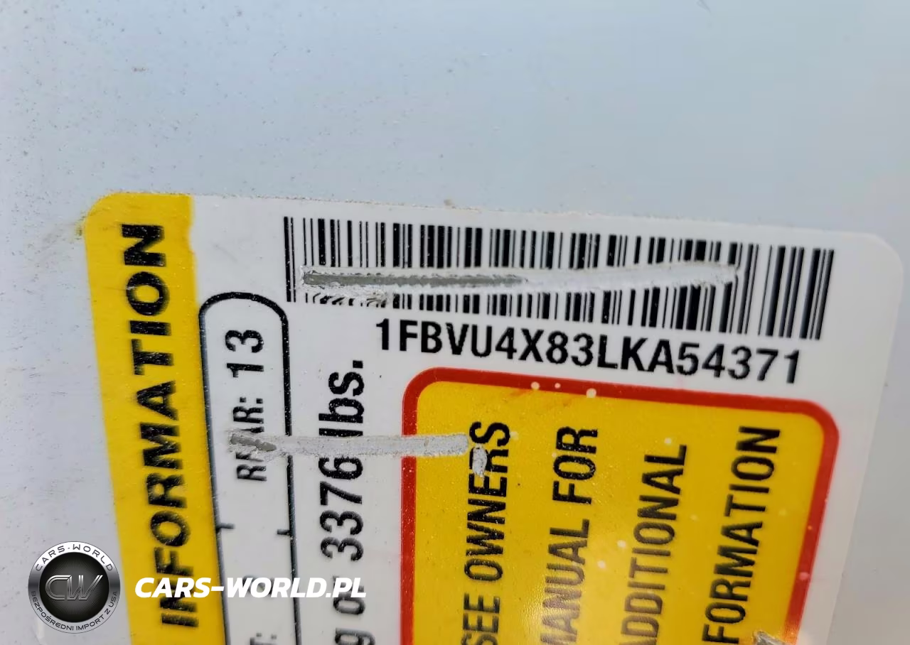 2020 Ford Transit T-350 Hd VIN:1FBVU4X83LKA54371 - 13