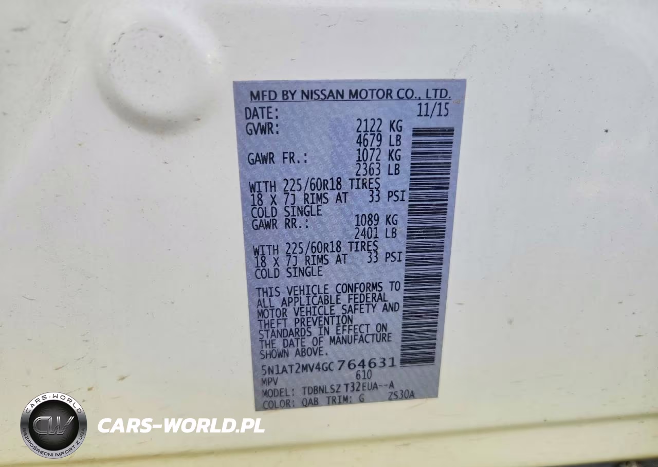 2016 Nissan Rogue Sl VIN:5N1AT2MV4GC764631 - 14