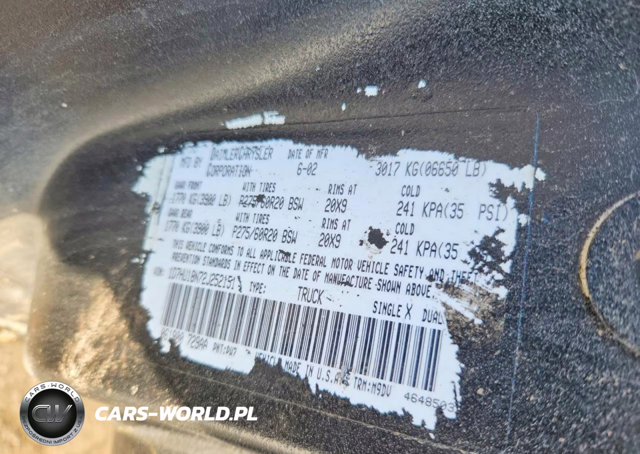 2002 Dodge Ram 1500 VIN:1D7HU18N72J252151 - 12