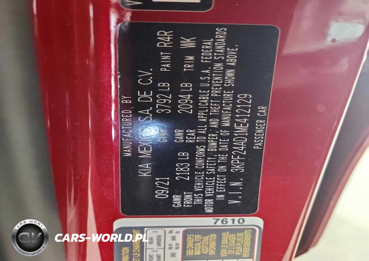 2021 Kia Forte Lxs VIN:3KPF24AD1ME412129 - 13