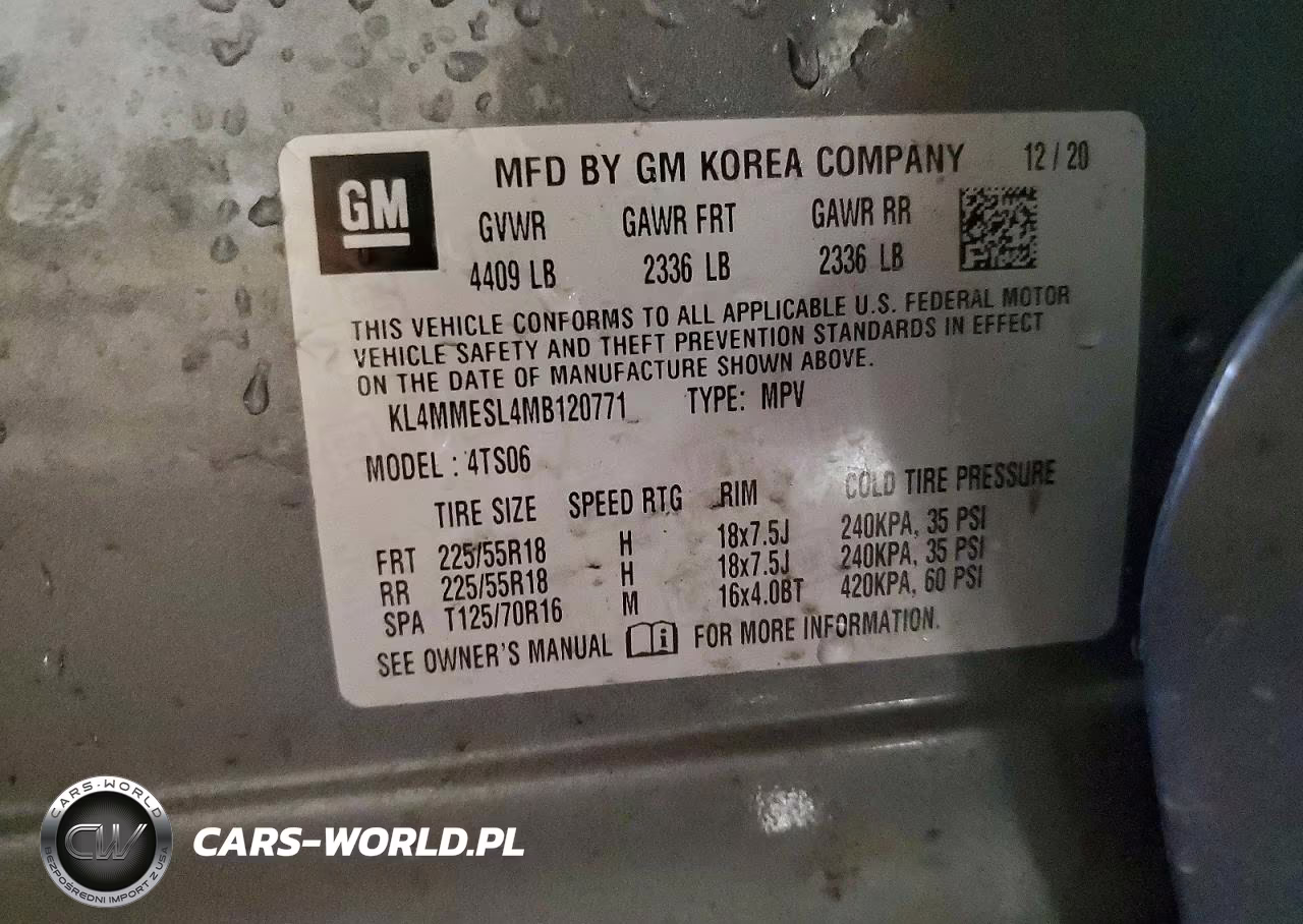 2021 Buick Encore Gx Select VIN:KL4MMESL4MB120771 - 13
