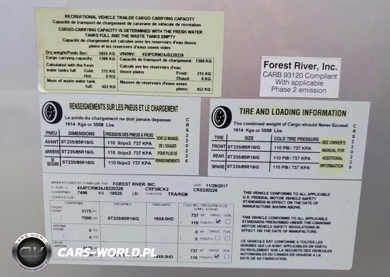 2018 Forest River Cedar Creek Camper VIN:4X4FCRM24JS220226 - 10