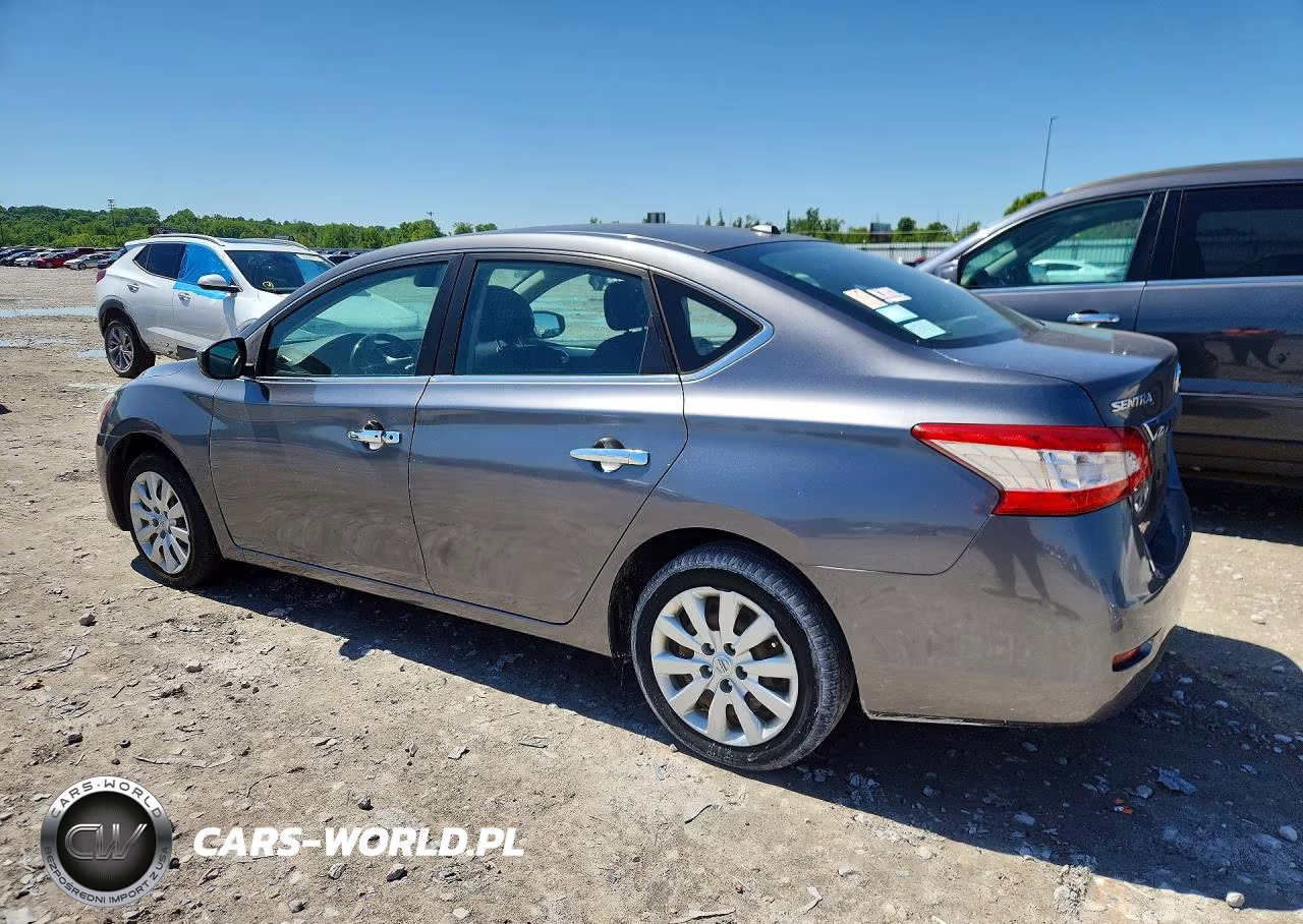 2015 Nissan Sentra Sv VIN:3N1AB7AP2FL662521 - 2