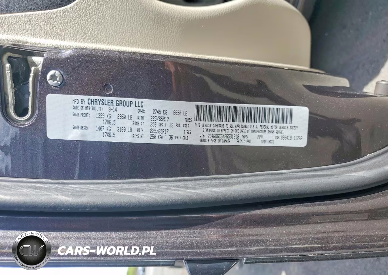 2015 Dodge Grand Caravan Sxt VIN:2C4RDGCG4FR531018 - 13