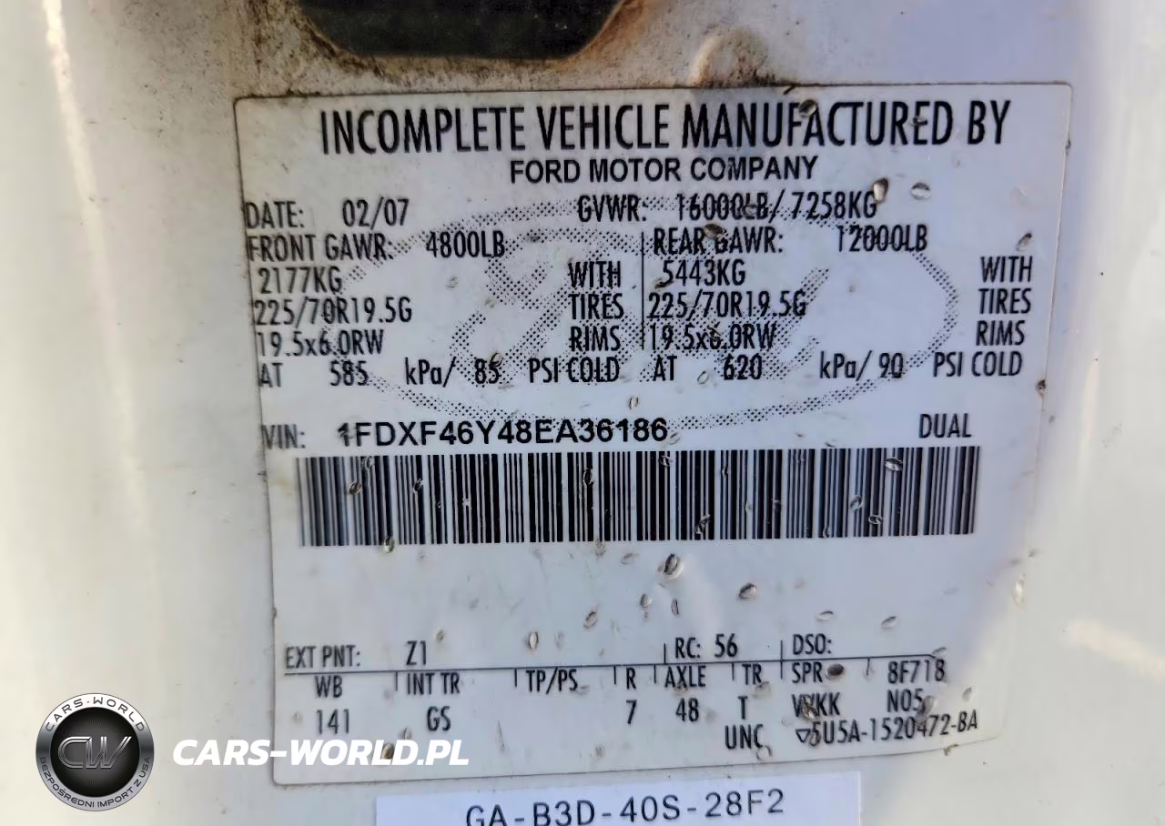 2008 Ford F450 Super Duty Bucket Truck VIN:1FDXF46Y48EA36186 - 12
