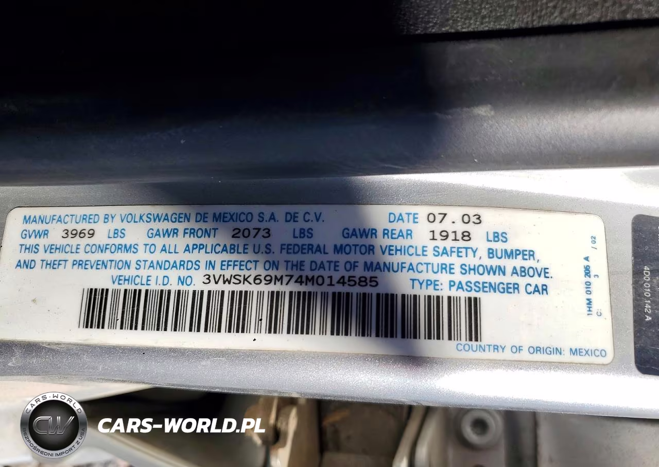 2004 Volkswagen Jetta Gls VIN:3VWSK69M74M014585 - 12