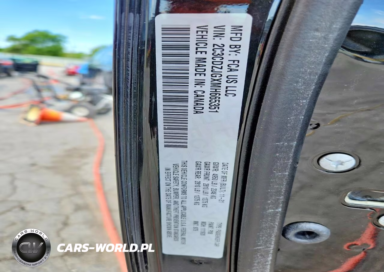 2021 Dodge Challenger Gt VIN:2C3CDZJGXMH665351 - 12