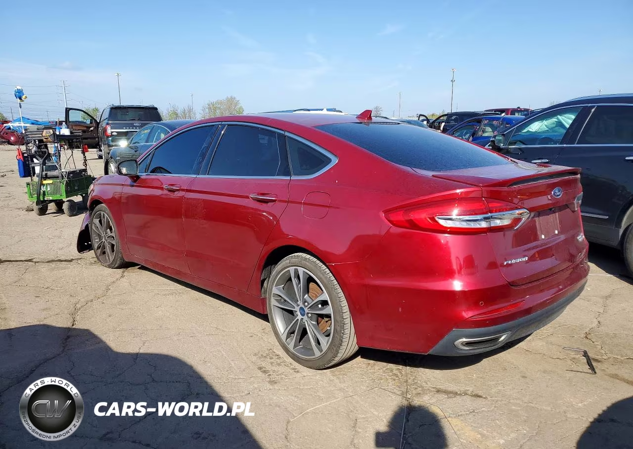 2019 Ford Fusion Titanium VIN:3FA6P0D9XKR184662 - 2