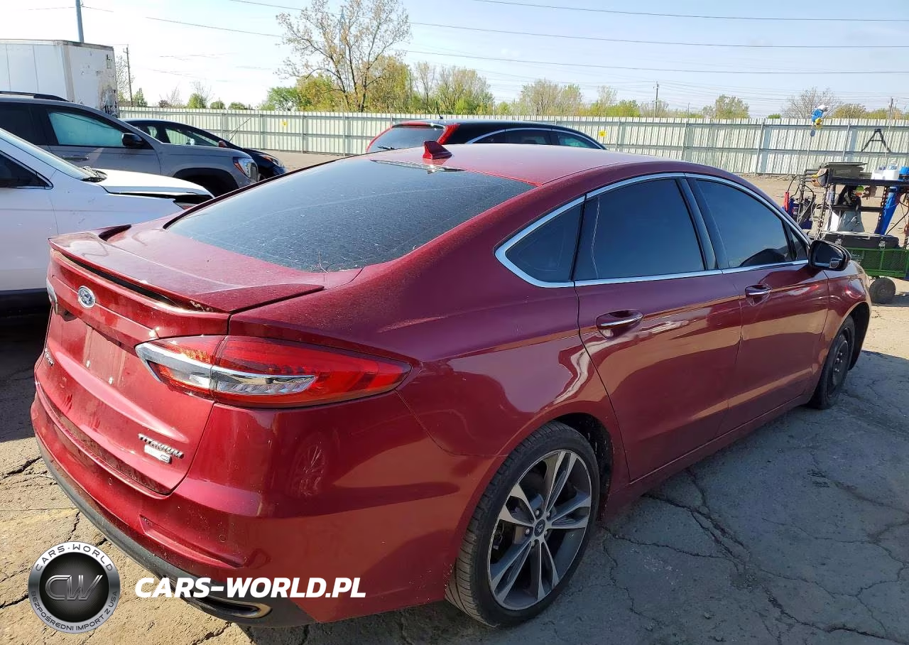 2019 Ford Fusion Titanium VIN:3FA6P0D9XKR184662 - 3
