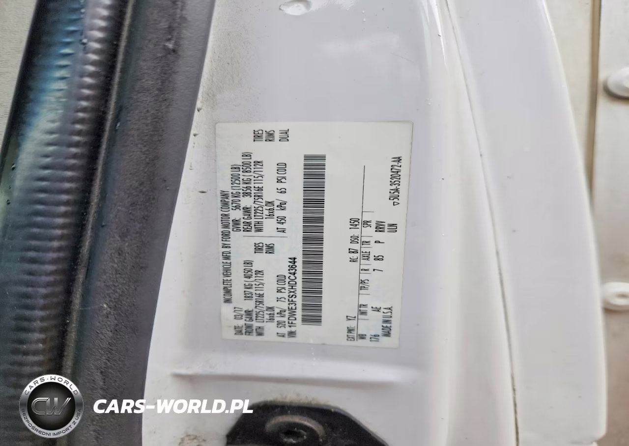 2017 Ford E350 Box Truck VIN:1FDWE3FSXHDC43644 - 12