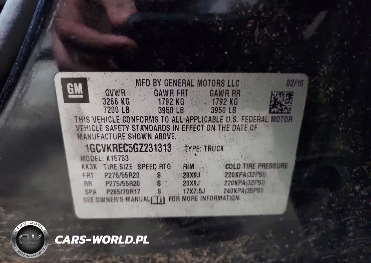 2016 Chevrolet Silverado K1500 Lt VIN:1GCVKREC5GZ231313 - 13