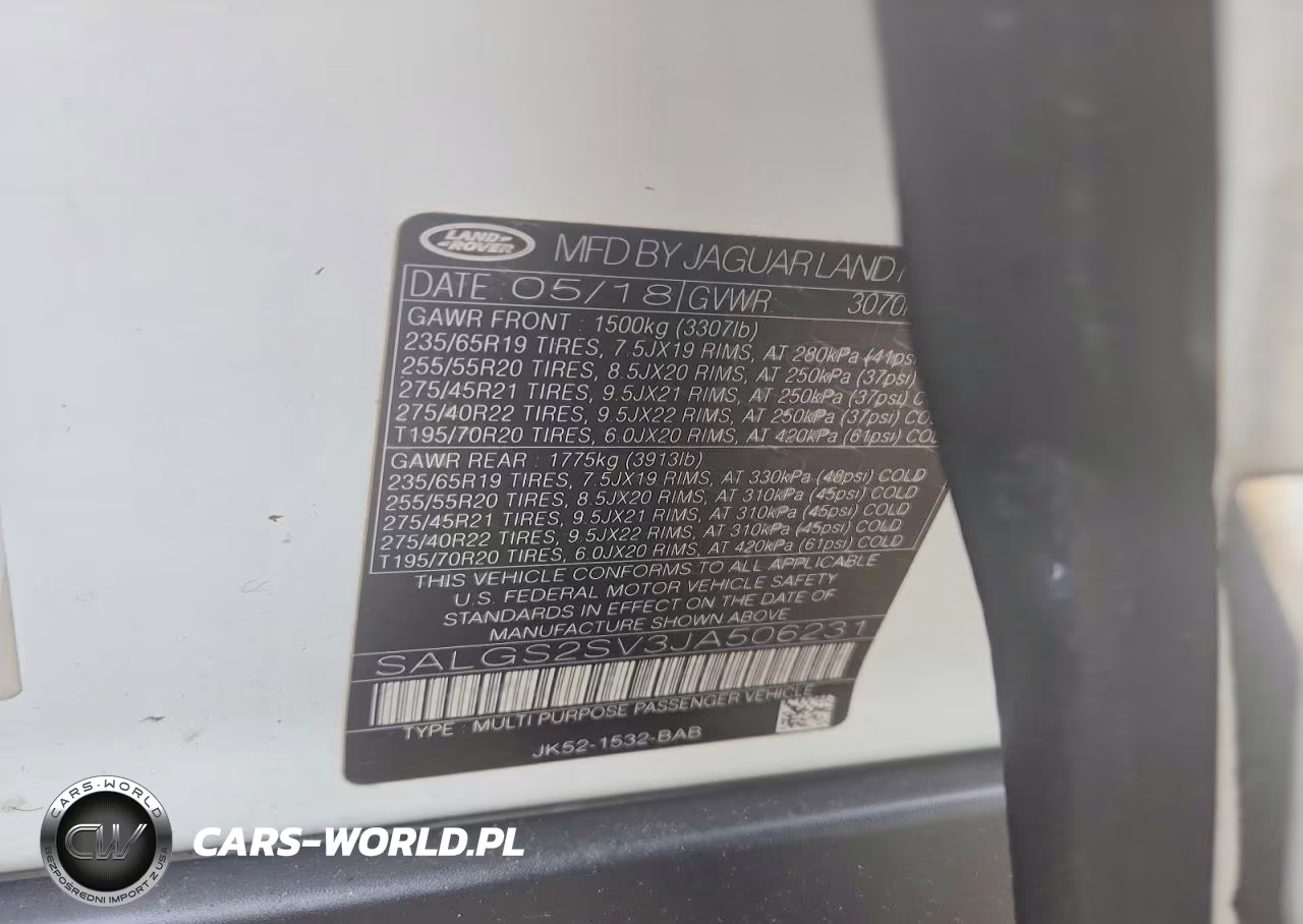 2018 Land Rover Range Rover Hse VIN:SALGS2SV3JA506231 - 12