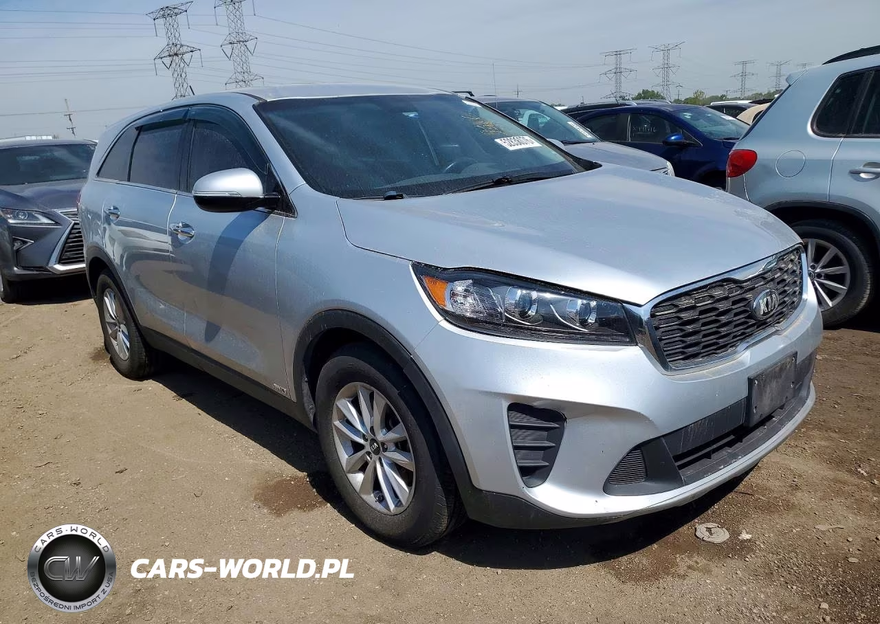 2019 Kia Sorento Lx V6 VIN:5XYPGDA51KG572316 - 4