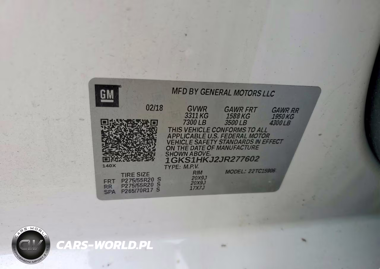 2018 GMC Yukon Xl Denali VIN:1GKS1HKJ2JR277602 - 13
