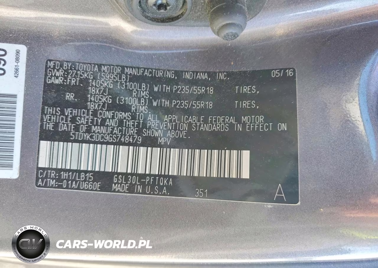 2016 Toyota Sienna Limited 7-Passenger VIN:5TDYK3DC9GS748479 - 13