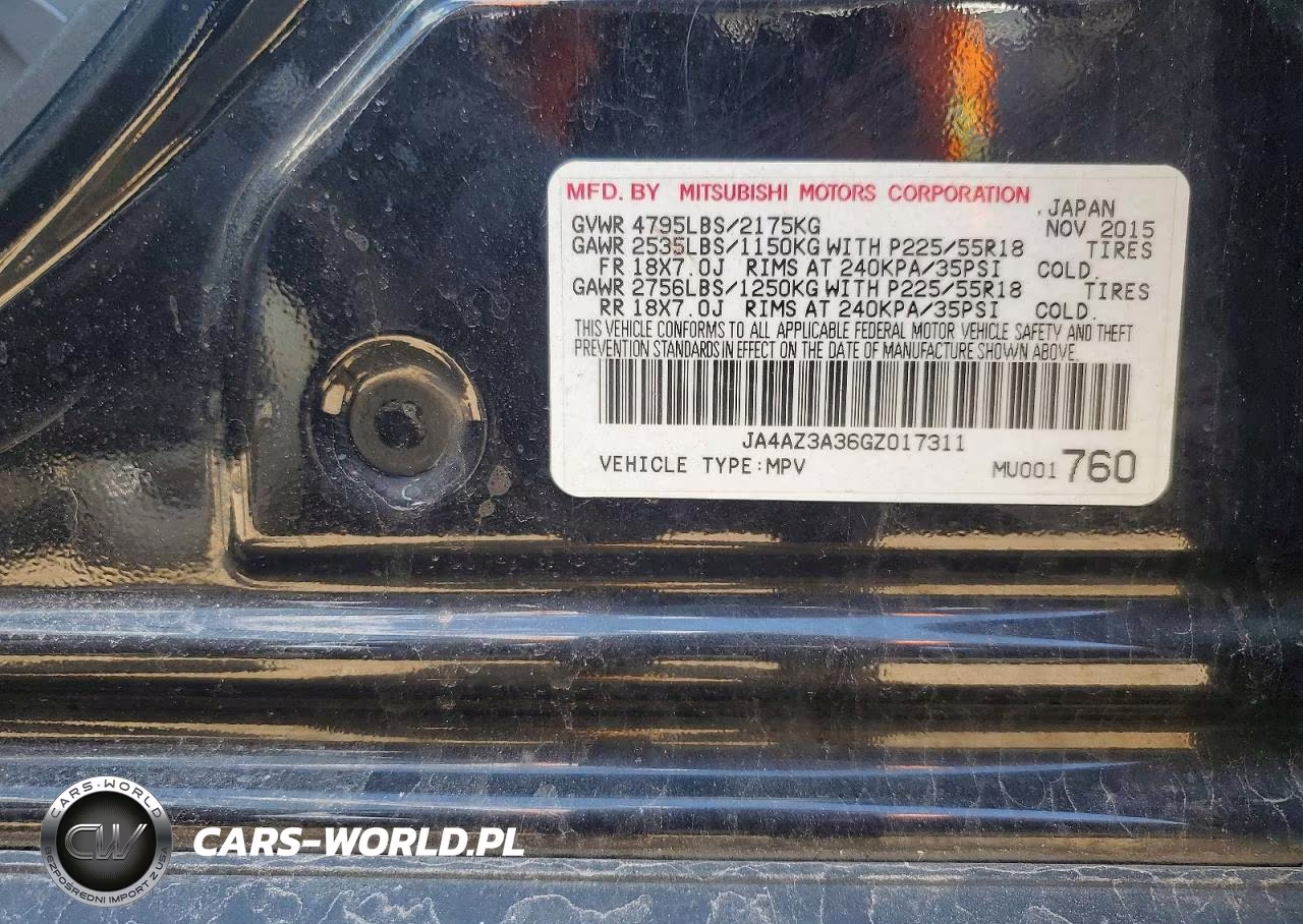 2016 Mitsubishi Outlander Se VIN:JA4AZ3A36GZ017311 - 12