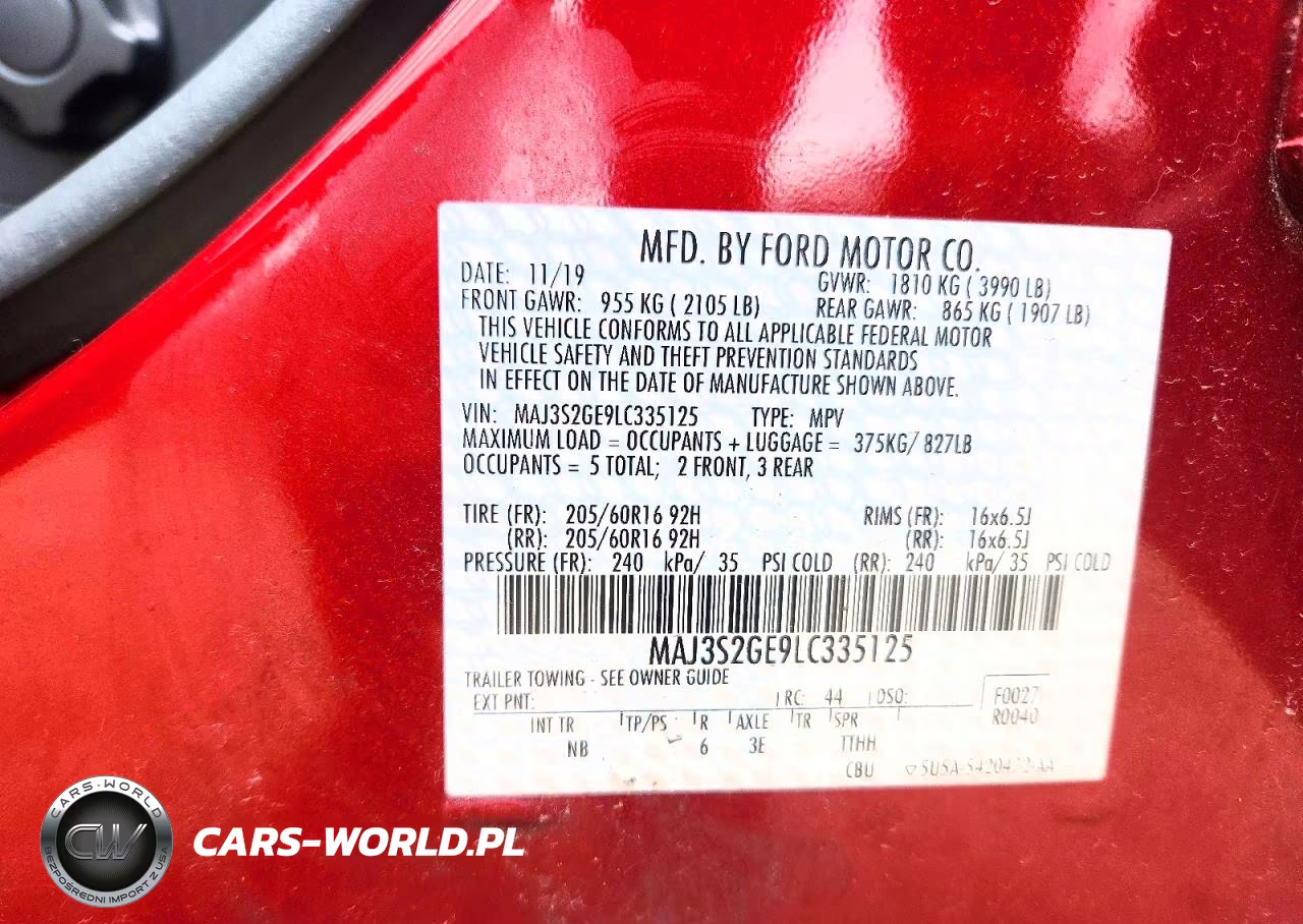 2020 Ford Ecosport Se VIN:MAJ3S2GE9LC335125 - 12