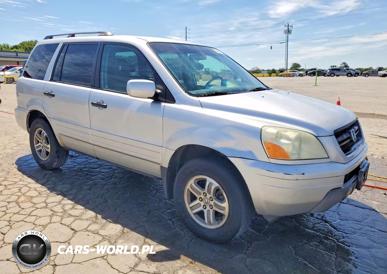 2004 Honda Pilot Exl VIN:2HKYF18574H542079 - 4