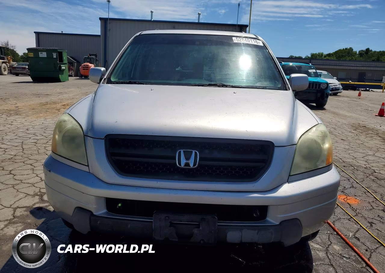 2004 Honda Pilot Exl VIN:2HKYF18574H542079 - 5