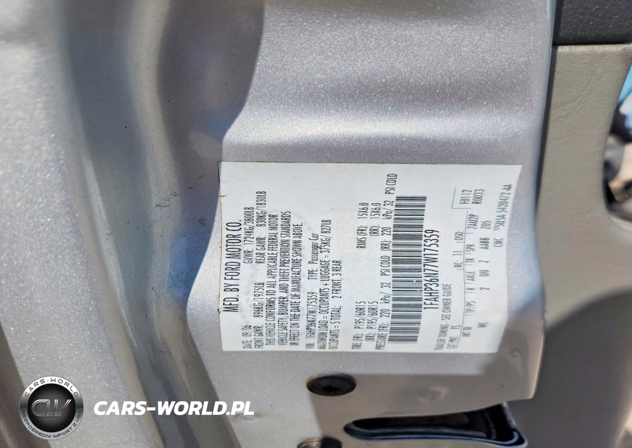 2007 Ford Focus Zxw VIN:1FAHP36N77W175359 - 13