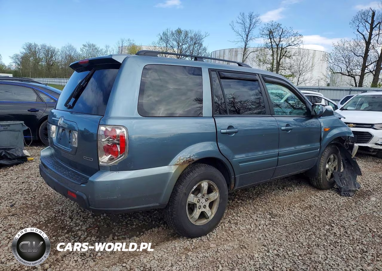 2007 Honda Pilot Ex VIN:2HKYF18467H534003 - 3